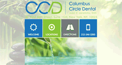 Desktop Screenshot of columbuscircledental.com